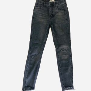 Madewell black jeans skinny 26